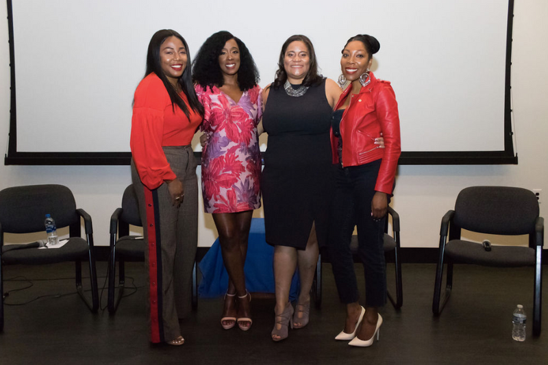 Marjani Founder, Kimberly Smith, Speaks at the She Did That Screening - Marjani 