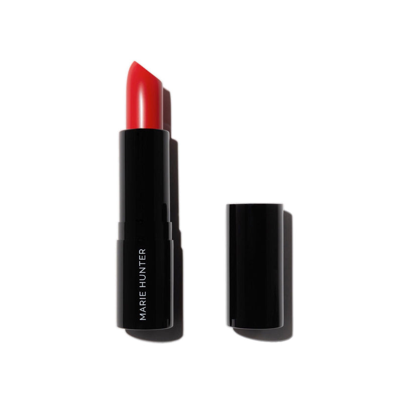 Marie Hunter Beauty- Lustrous Lipstick. Lip stick shades for dark skin tones. Black owned makeup brand. The best lipstick for black women.